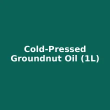 Cold-Pressed Groundnut Oil (1L)